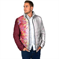 Hawaii Tropical Plant Akala Padded Jacket Vibrant Polynesian Pattern LT01 - Polynesian Pride