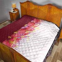 Hawaii Tropical Plant Akala Quilt Vibrant Polynesian Pattern LT01 - Polynesian Pride