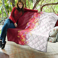 Hawaii Tropical Plant Akala Quilt Vibrant Polynesian Pattern LT01 - Polynesian Pride