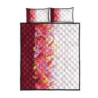 Hawaii Tropical Plant Akala Quilt Bed Set Vibrant Polynesian Pattern LT01 - Polynesian Pride