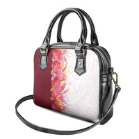 Hawaii Tropical Plant Akala Shoulder Handbag Vibrant Polynesian Pattern LT01 - Polynesian Pride