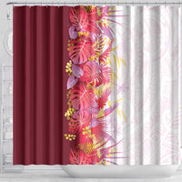 Hawaii Tropical Plant Akala Shower Curtain Vibrant Polynesian Pattern LT01 - Polynesian Pride