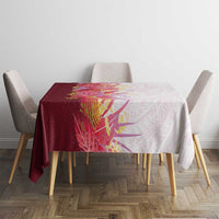 Hawaii Tropical Plant Akala Tablecloth Vibrant Polynesian Pattern