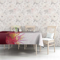 Hawaii Tropical Plant Akala Tablecloth Vibrant Polynesian Pattern