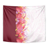 Hawaii Tropical Plant Akala Tapestry Vibrant Polynesian Pattern LT01 - Polynesian Pride
