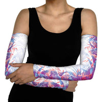 Hawaii Tropical Plant Poni Arm Sleeves Vibrant Polynesian Pattern LT01 - Polynesian Pride