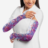 Hawaii Tropical Plant Poni Arm Sleeves Vibrant Polynesian Pattern LT01 - Polynesian Pride