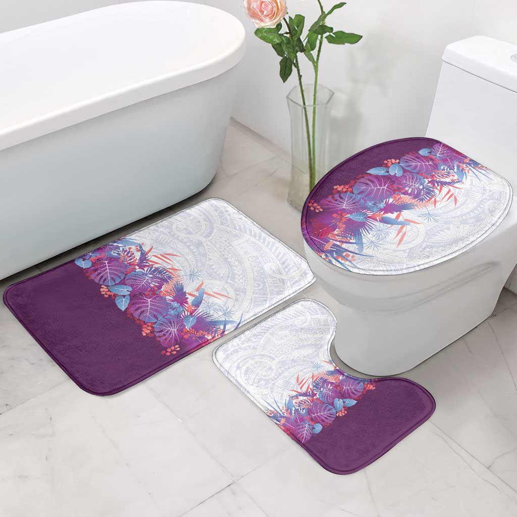 Hawaii Tropical Plant Poni Bathroom Set Vibrant Polynesian Pattern LT01 - Polynesian Pride