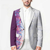 Hawaii Tropical Plant Poni Blazer Vibrant Polynesian Pattern LT01 - Polynesian Pride