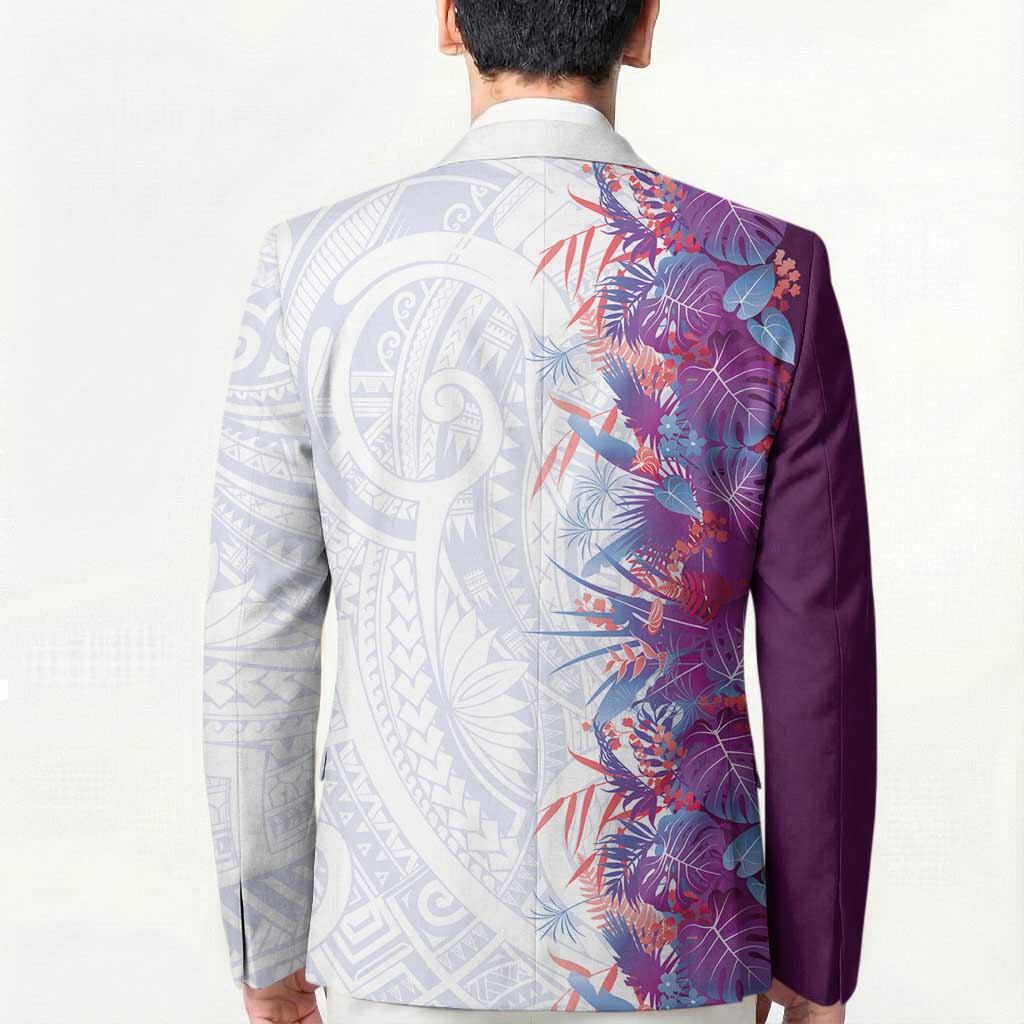 Hawaii Tropical Plant Poni Blazer Vibrant Polynesian Pattern LT01 - Polynesian Pride