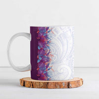 Hawaii Tropical Plant Poni Ceramic Mug Vibrant Polynesian Pattern LT01 Purple - Polynesian Pride