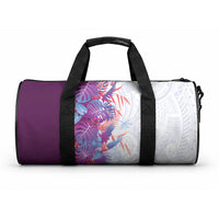 Hawaii Tropical Plant Poni Duffle Bag Vibrant Polynesian Pattern LT01 One size Purple - Polynesian Pride
