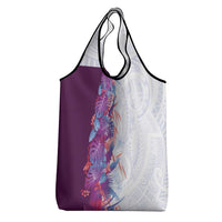 Hawaii Tropical Plant Poni Grocery Bag Vibrant Polynesian Pattern LT01 - Polynesian Pride