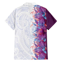 Hawaii Tropical Plant Poni Hawaiian Shirt Vibrant Polynesian Pattern