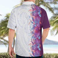Hawaii Tropical Plant Poni Hawaiian Shirt Vibrant Polynesian Pattern