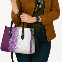 Hawaii Tropical Plant Poni Leather Bag Vibrant Polynesian Pattern LT01 - Polynesian Pride