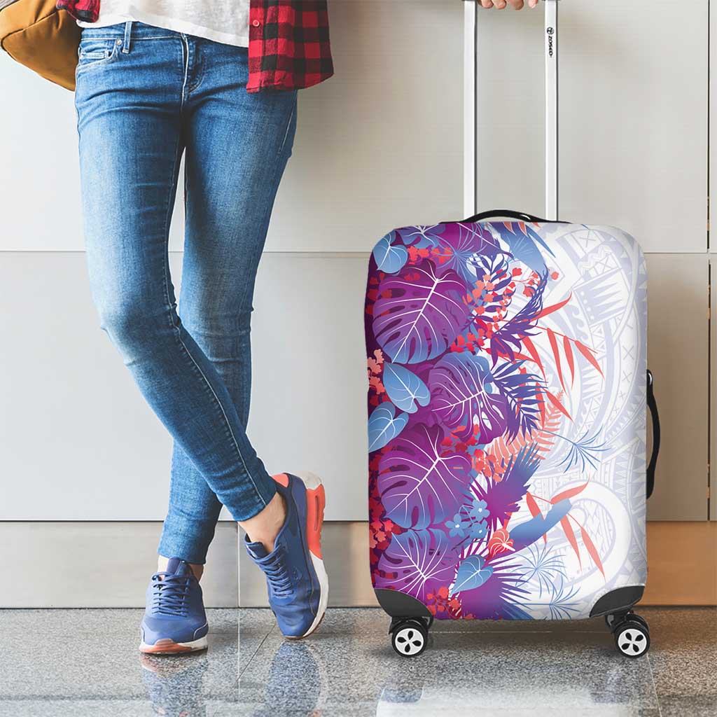 Hawaii Tropical Plant Poni Luggage Cover Vibrant Polynesian Pattern LT01 - Polynesian Pride