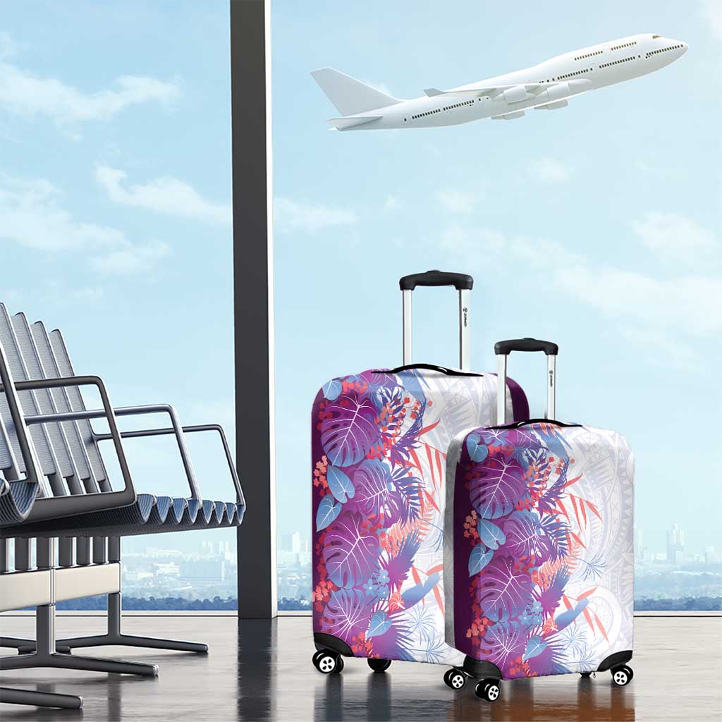 Hawaii Tropical Plant Poni Luggage Cover Vibrant Polynesian Pattern LT01 - Polynesian Pride