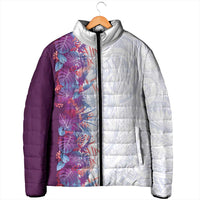 Hawaii Tropical Plant Poni Padded Jacket Vibrant Polynesian Pattern LT01 - Polynesian Pride