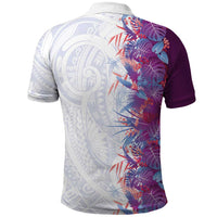 Hawaii Tropical Plant Poni Polo Shirt Vibrant Polynesian Pattern LT01 - Polynesian Pride