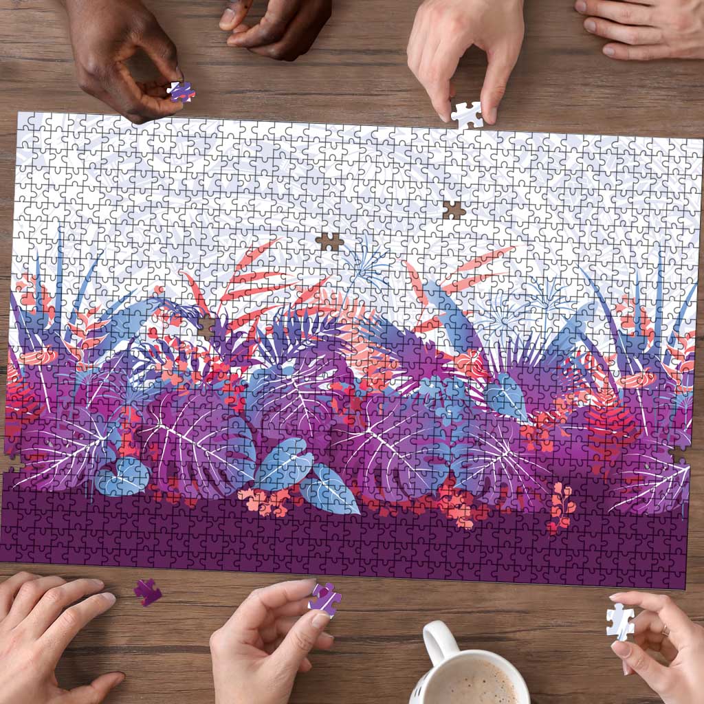 Hawaii Tropical Plant Poni Puzzle Vibrant Polynesian Pattern LT01 - Polynesian Pride