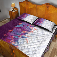 Hawaii Tropical Plant Poni Quilt Bed Set Vibrant Polynesian Pattern LT01 - Polynesian Pride