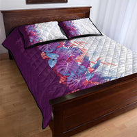 Hawaii Tropical Plant Poni Quilt Bed Set Vibrant Polynesian Pattern LT01 - Polynesian Pride