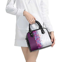 Hawaii Tropical Plant Poni Shoulder Handbag Vibrant Polynesian Pattern LT01 - Polynesian Pride