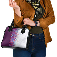Hawaii Tropical Plant Poni Shoulder Handbag Vibrant Polynesian Pattern LT01 - Polynesian Pride