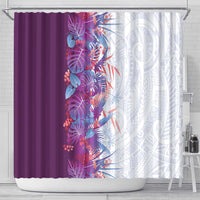 Hawaii Tropical Plant Poni Shower Curtain Vibrant Polynesian Pattern LT01 - Polynesian Pride