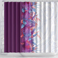 Hawaii Tropical Plant Poni Shower Curtain Vibrant Polynesian Pattern LT01 - Polynesian Pride