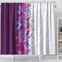Hawaii Tropical Plant Poni Shower Curtain Vibrant Polynesian Pattern LT01 - Polynesian Pride