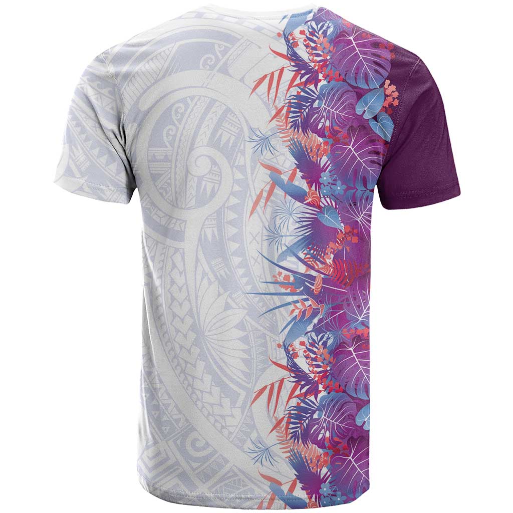 Hawaii Tropical Plant Poni T Shirt Vibrant Polynesian Pattern LT01 - Polynesian Pride