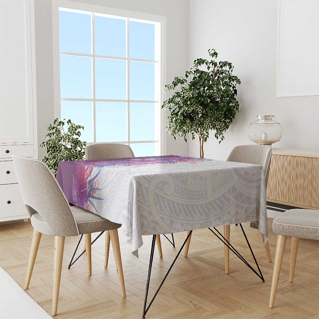 Hawaii Tropical Plant Poni Tablecloth Vibrant Polynesian Pattern LT01 - Polynesian Pride