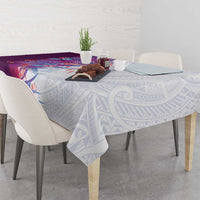Hawaii Tropical Plant Poni Tablecloth Vibrant Polynesian Pattern LT01 - Polynesian Pride