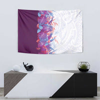 Hawaii Tropical Plant Poni Tapestry Vibrant Polynesian Pattern LT01 - Polynesian Pride