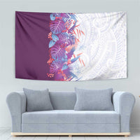 Hawaii Tropical Plant Poni Tapestry Vibrant Polynesian Pattern LT01 - Polynesian Pride