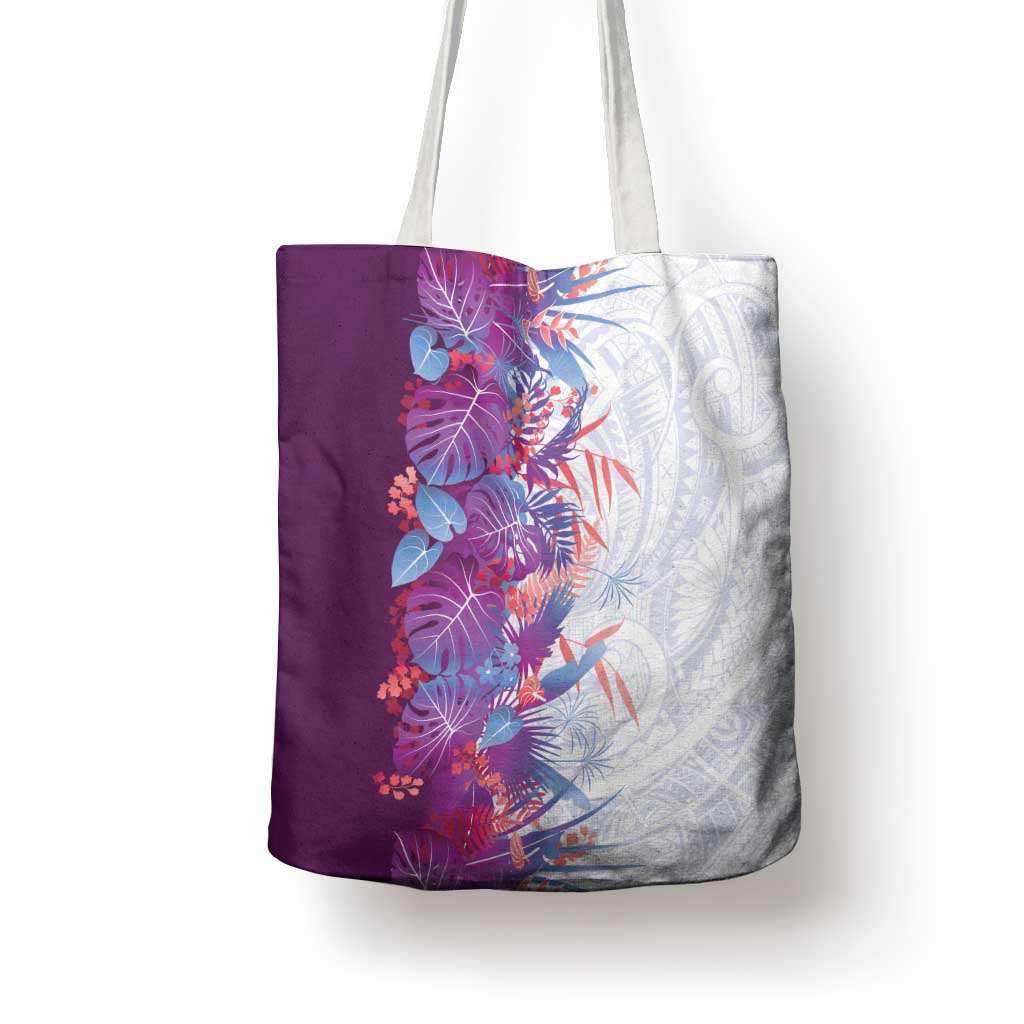 Hawaii Tropical Plant Poni Tote Bag Vibrant Polynesian Pattern LT01 - Polynesian Pride
