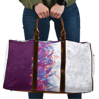 Hawaii Tropical Plant Poni Travel Bag Vibrant Polynesian Pattern LT01 Purple - Polynesian Pride