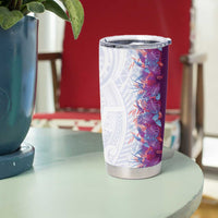 Hawaii Tropical Plant Poni Tumbler Cup Vibrant Polynesian Pattern LT01 - Polynesian Pride