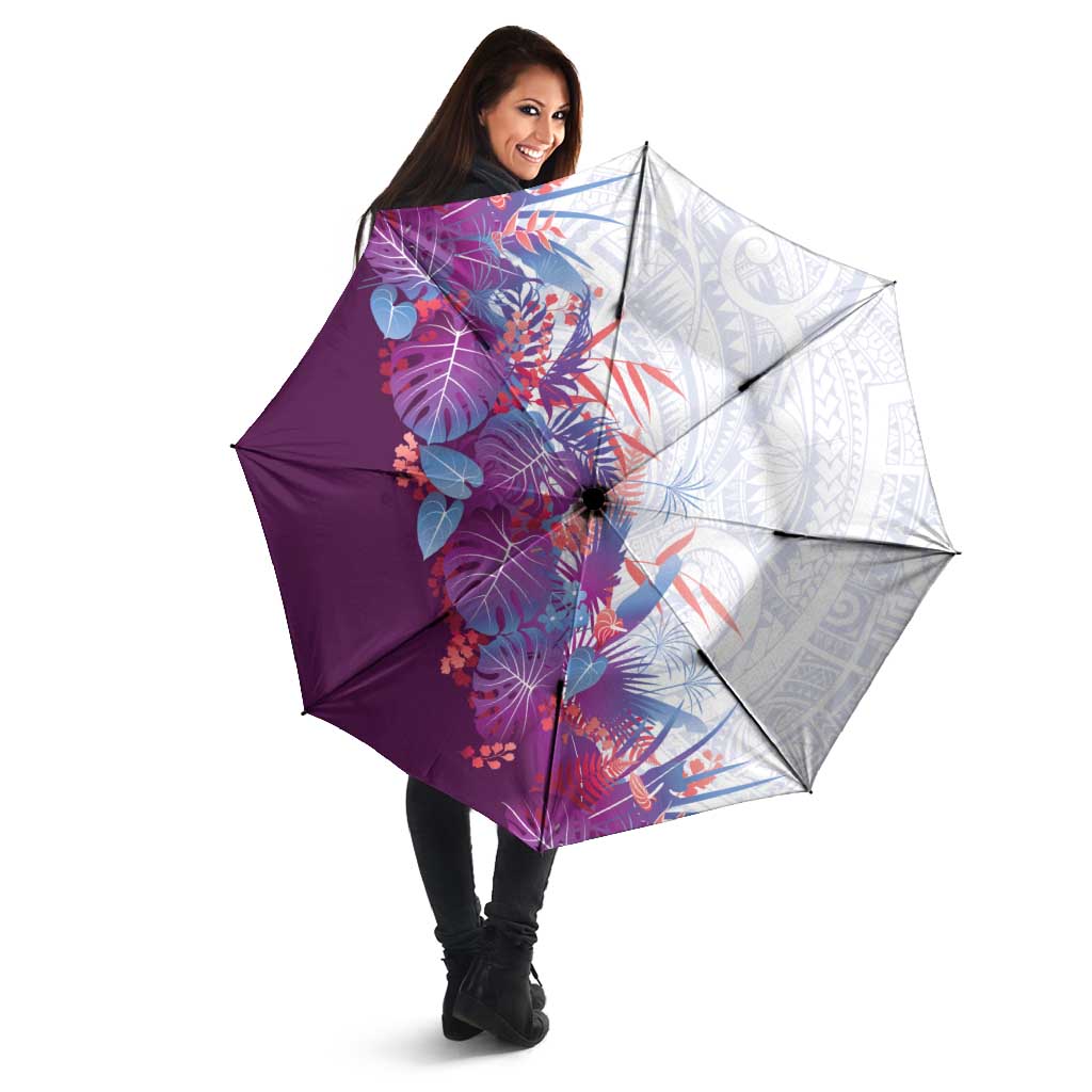Hawaii Tropical Plant Poni Umbrella Vibrant Polynesian Pattern LT01 - Polynesian Pride