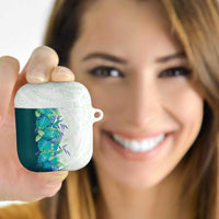 Hawaii Tropical Plant Teal AirPods Case Vibrant Polynesian Pattern LT01 - Polynesian Pride