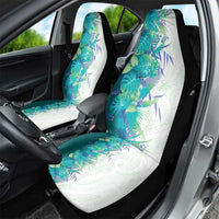 Hawaii Tropical Plant Teal Car Seat Cover Vibrant Polynesian Pattern LT01 - Polynesian Pride