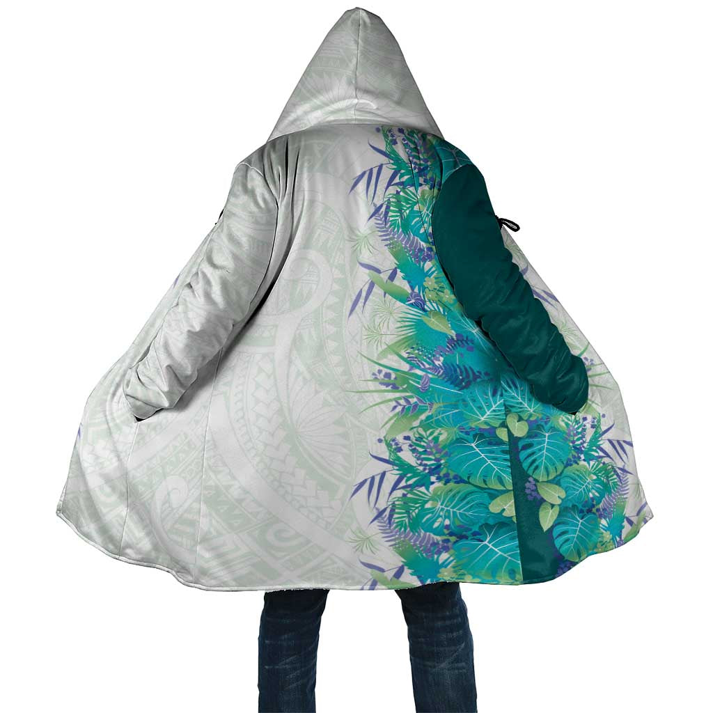 Hawaii Tropical Plant Teal Cloak Vibrant Polynesian Pattern LT01 Unisex Teal - Polynesian Pride