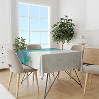 Hawaii Tropical Plant Teal Tablecloth Vibrant Polynesian Pattern LT01 - Polynesian Pride