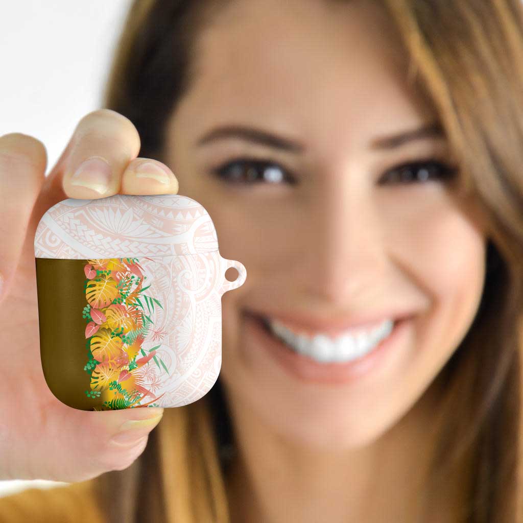 Hawaii Tropical Plant Lenalena AirPods Case Vibrant Polynesian Pattern LT01 - Polynesian Pride