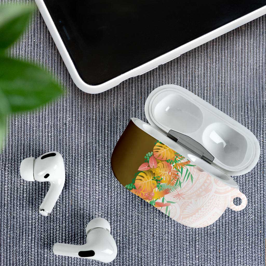 Hawaii Tropical Plant Lenalena AirPods Case Vibrant Polynesian Pattern LT01 - Polynesian Pride