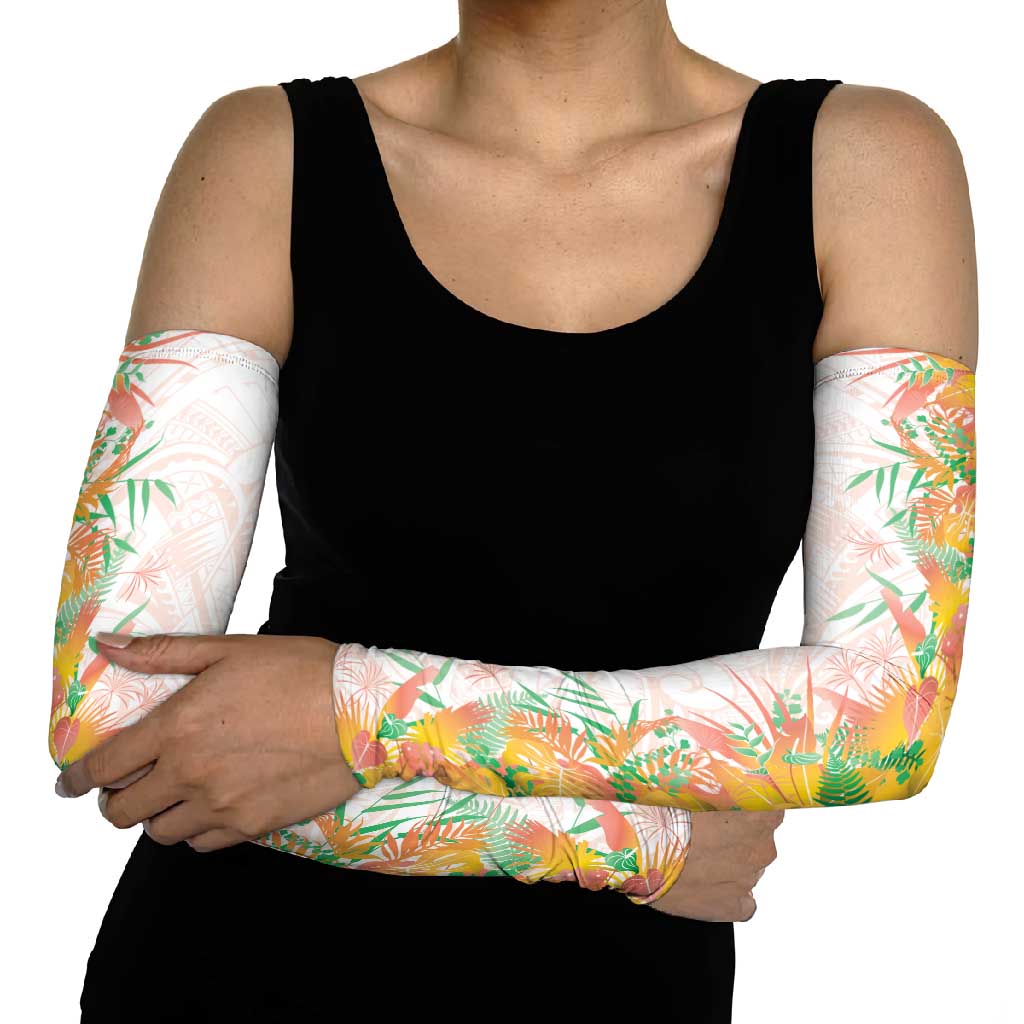 Hawaii Tropical Plant Lenalena Arm Sleeves Vibrant Polynesian Pattern LT01 - Polynesian Pride
