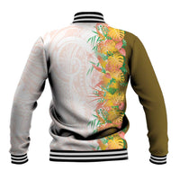 Hawaii Tropical Plant Lenalena Baseball Jacket Vibrant Polynesian Pattern LT01 - Polynesian Pride