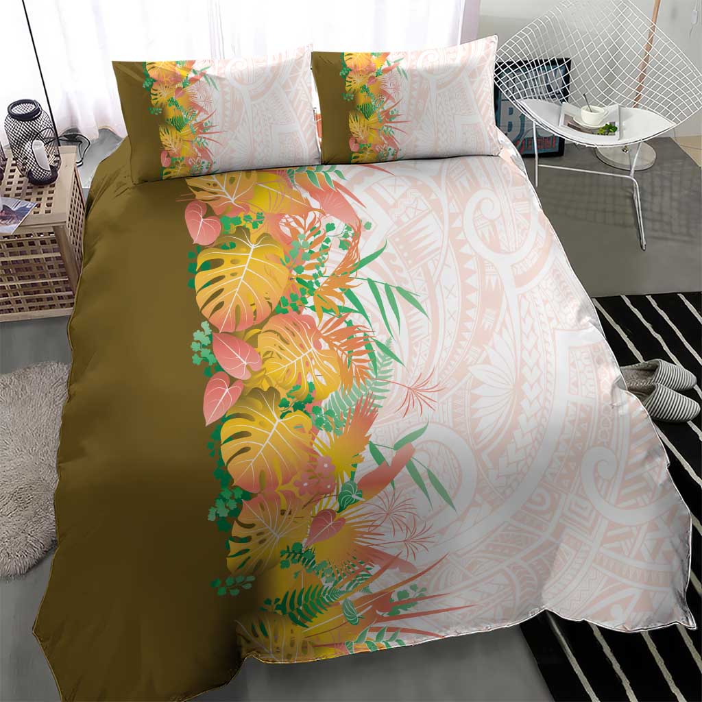Hawaii Tropical Plant Lenalena Bedding Set Vibrant Polynesian Pattern LT01 - Polynesian Pride